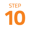 orange step 10 text