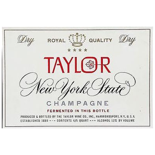 Taylor New York State Champagne graphic