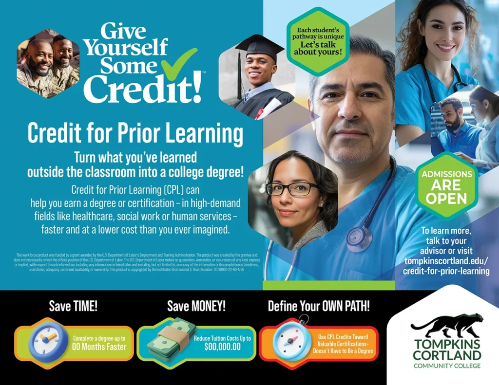 Credit for prior learning graphic