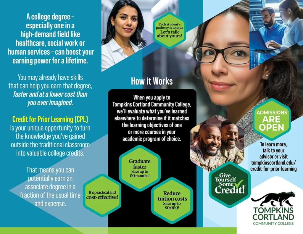 Credit for prior learning brochure Panel B