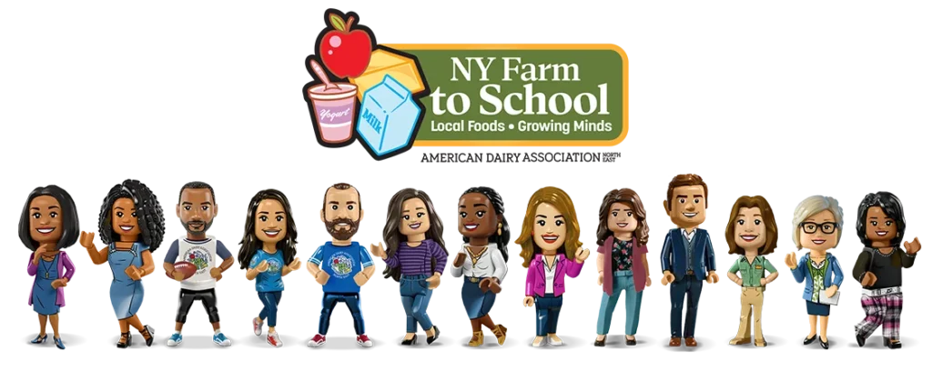 ADANE team toy block caricatures