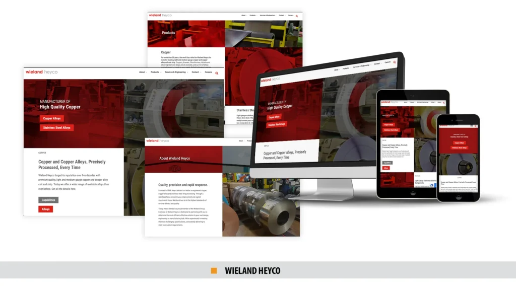 Heyco website graphic